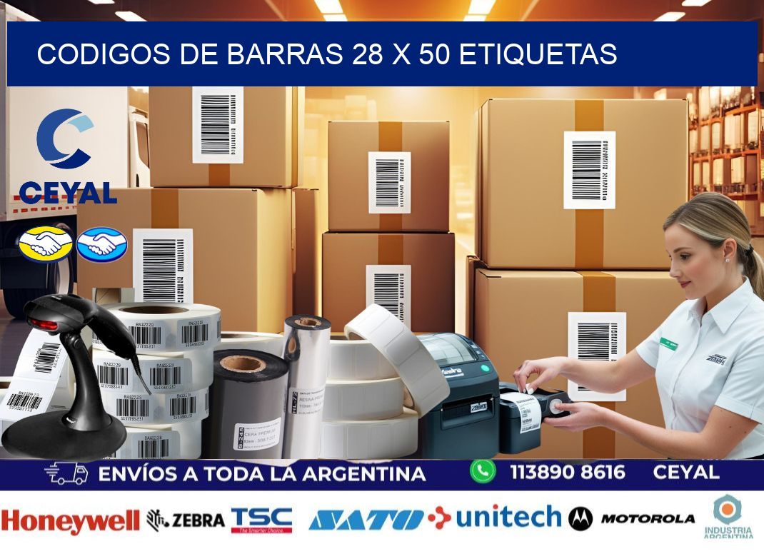 codigos de barras 28 x 50 etiquetas