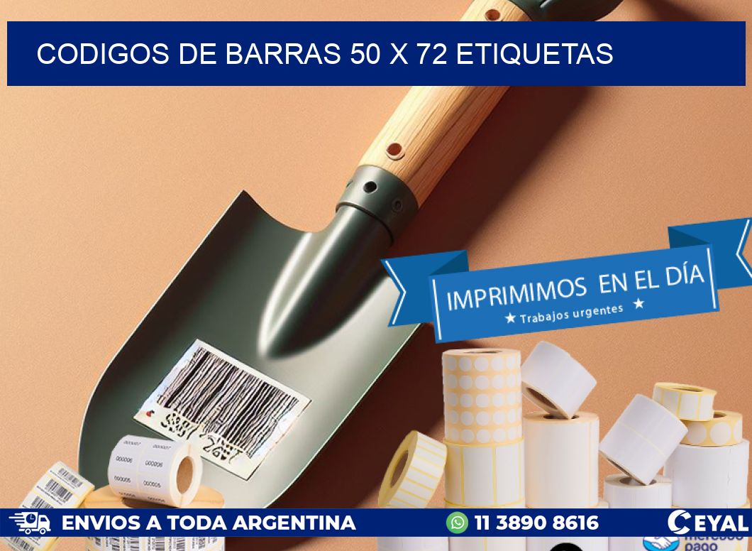 codigos de barras 50 x 72 etiquetas