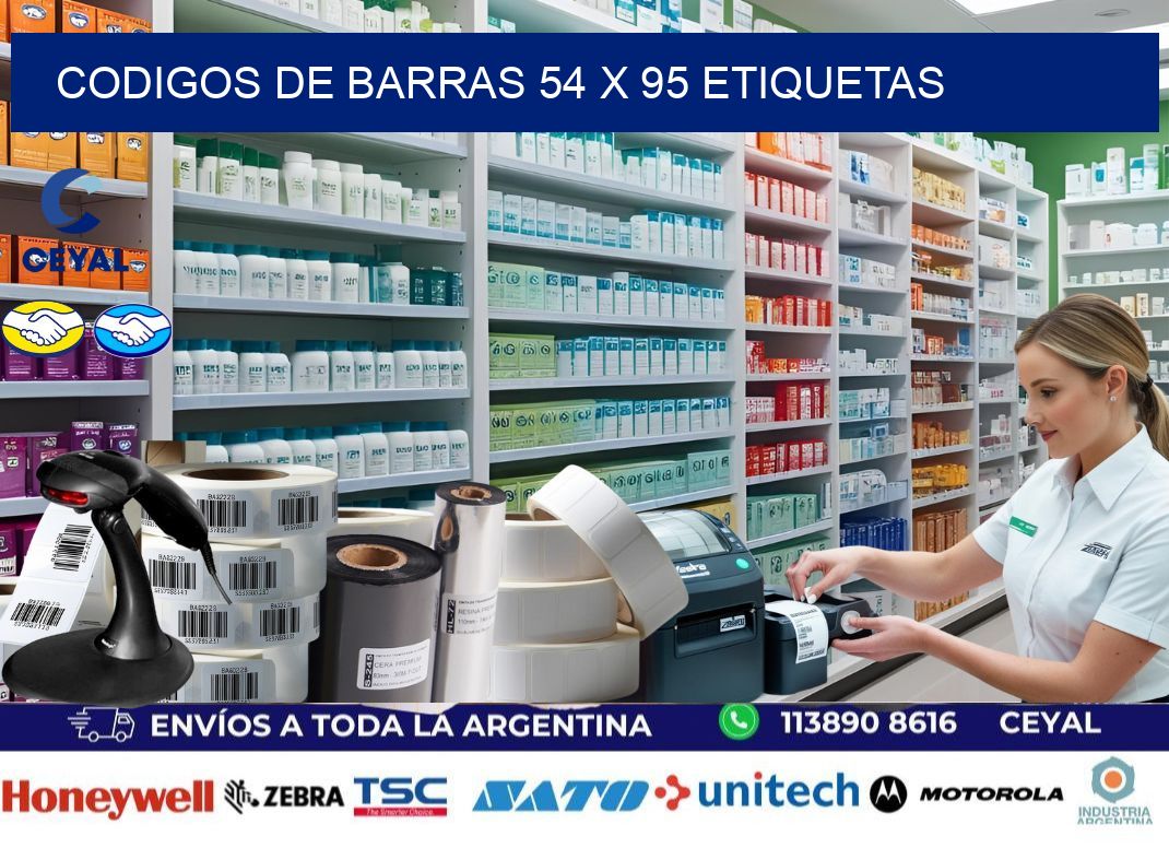 codigos de barras 54 x 95 etiquetas