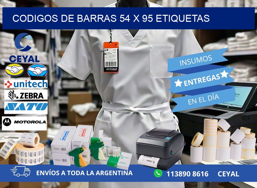 codigos de barras 54 x 95 etiquetas