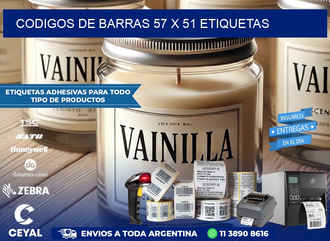 codigos de barras 57 x 51 etiquetas