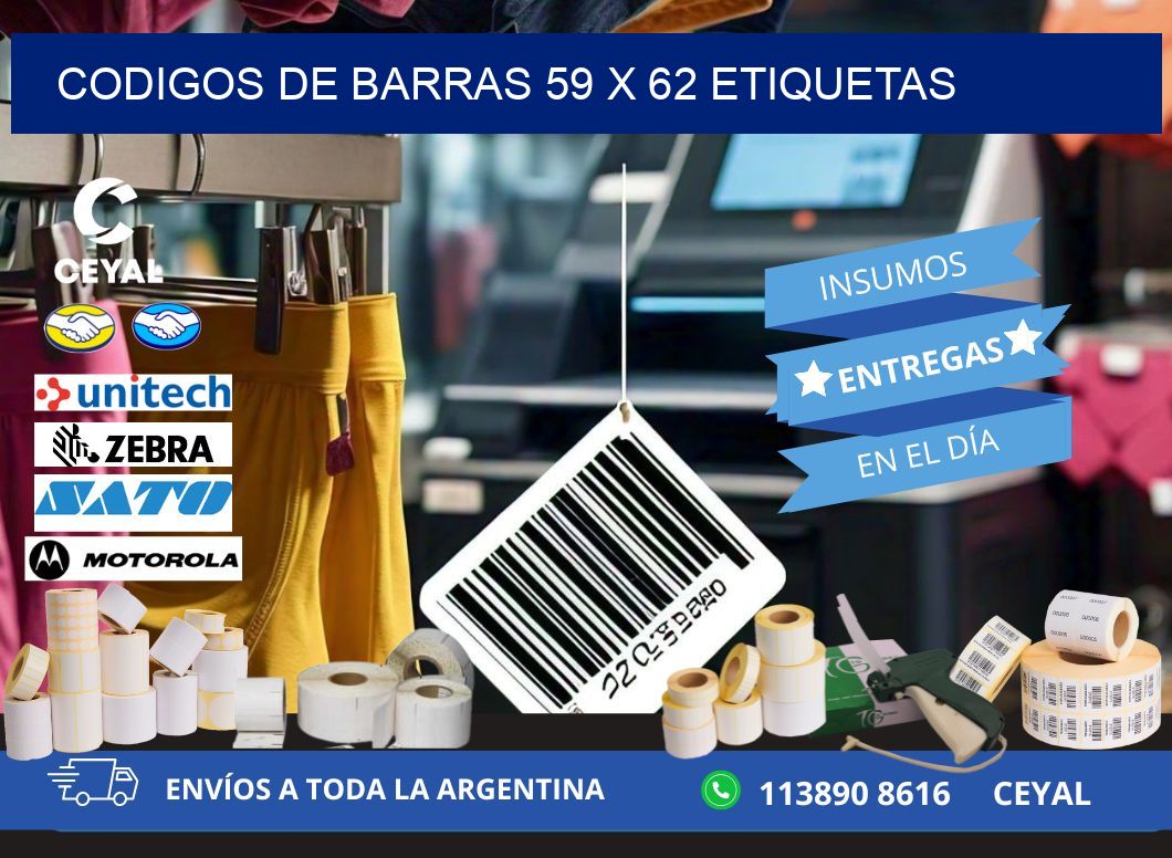 codigos de barras 59 x 62 etiquetas