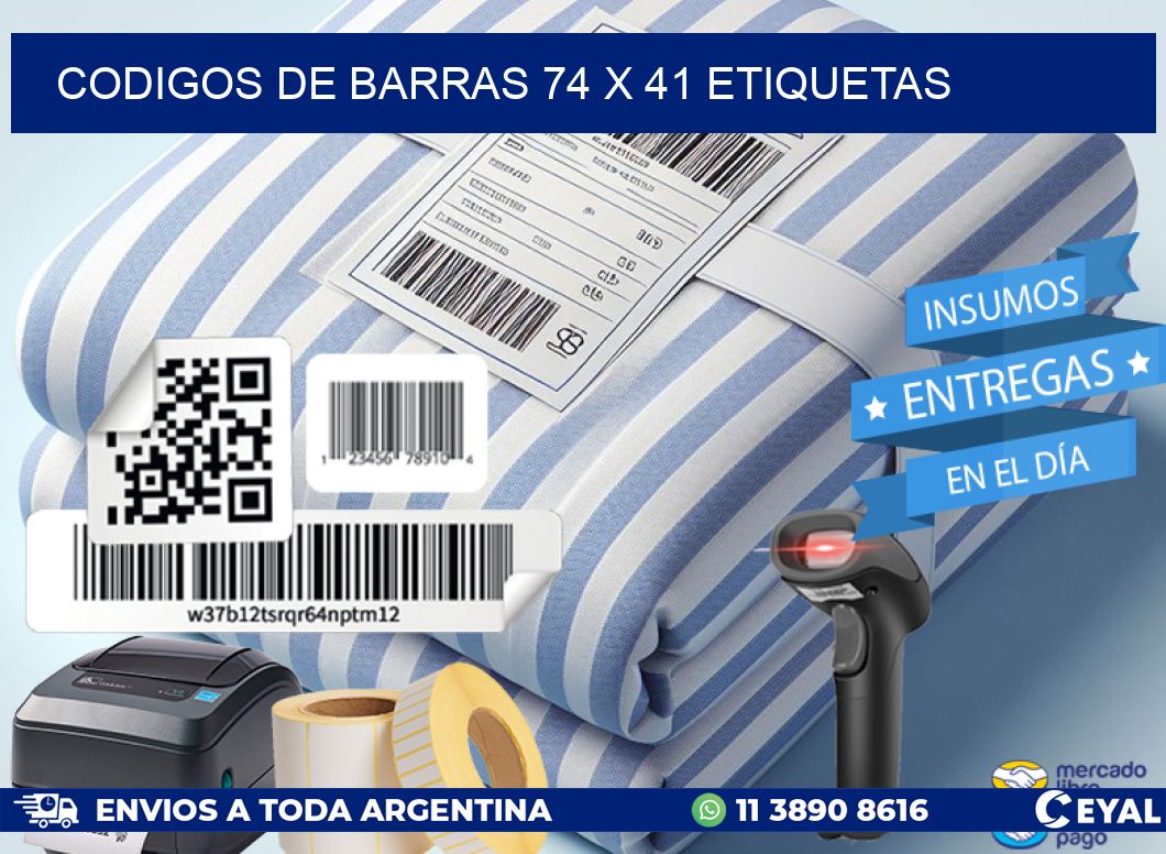 codigos de barras 74 x 41 etiquetas