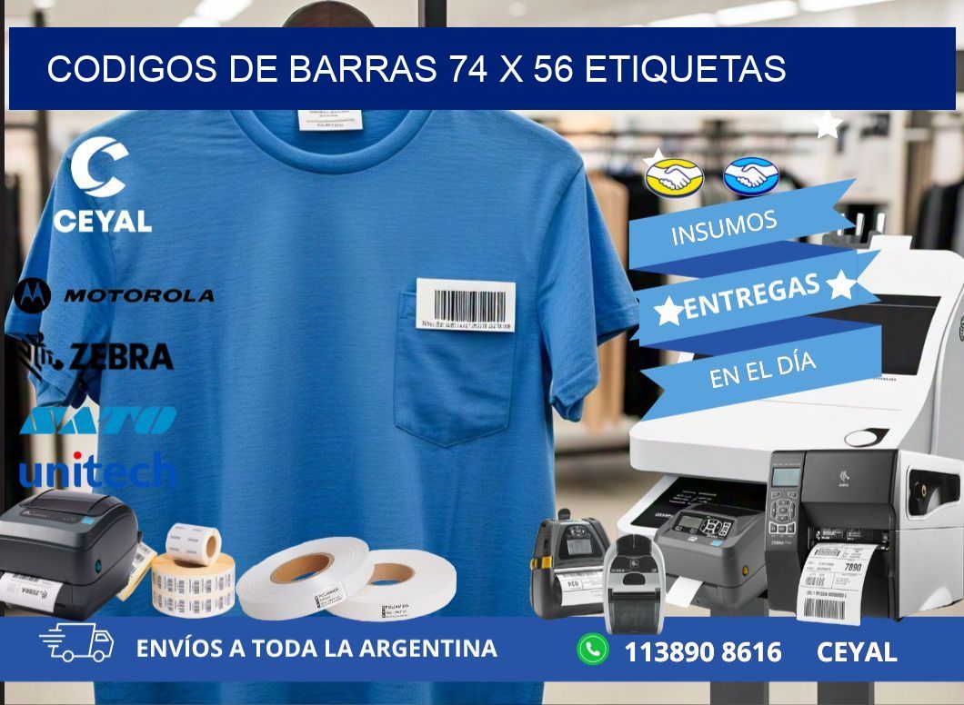 codigos de barras 74 x 56 etiquetas