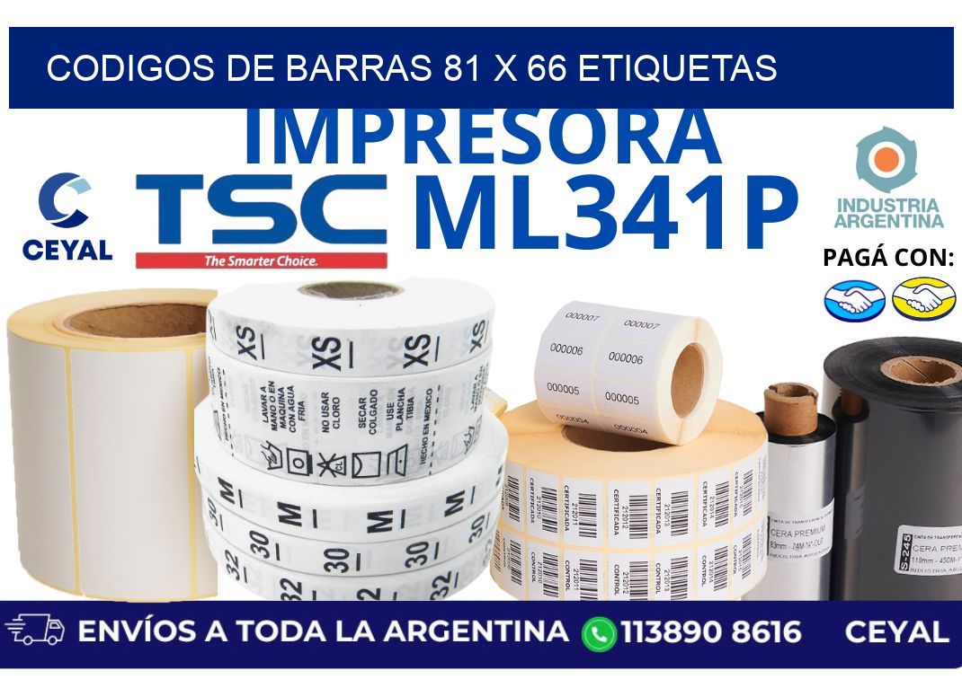 codigos de barras 81 x 66 etiquetas