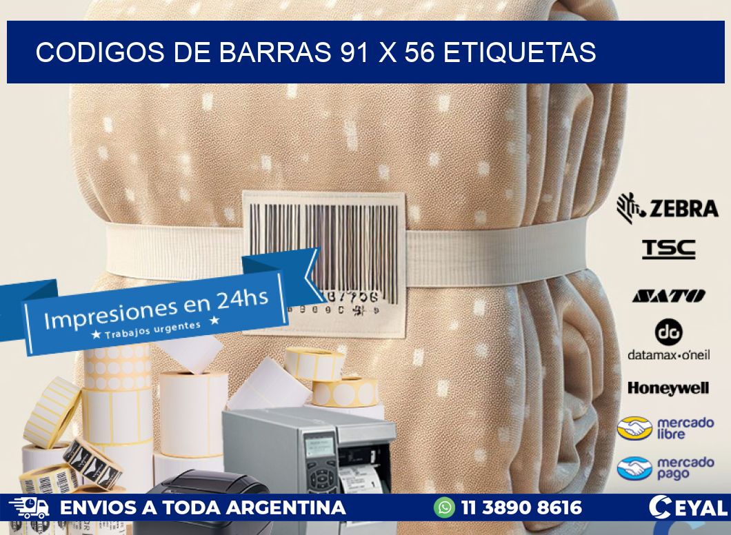 codigos de barras 91 x 56 etiquetas