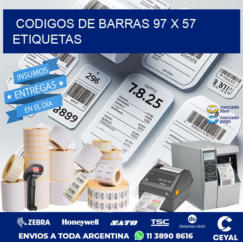 codigos de barras 97 x 57 etiquetas