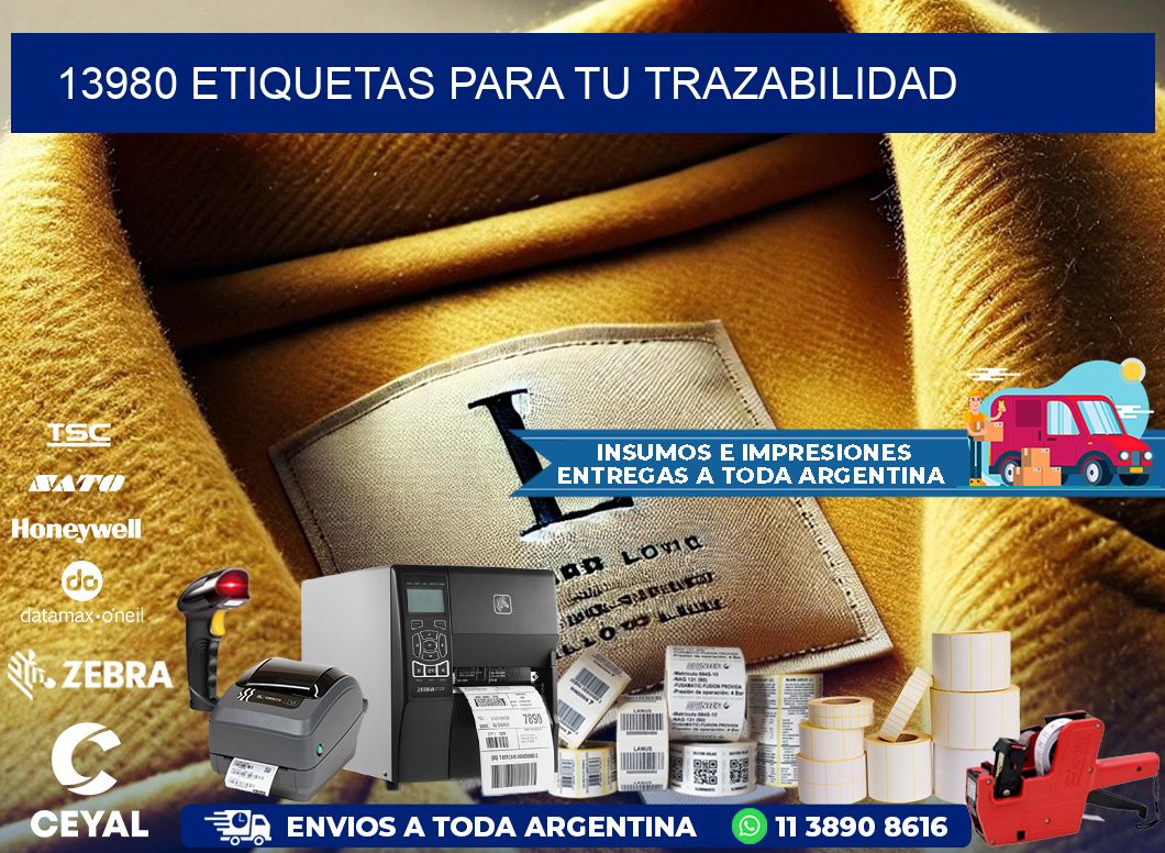 13980 etiquetas para tu trazabilidad