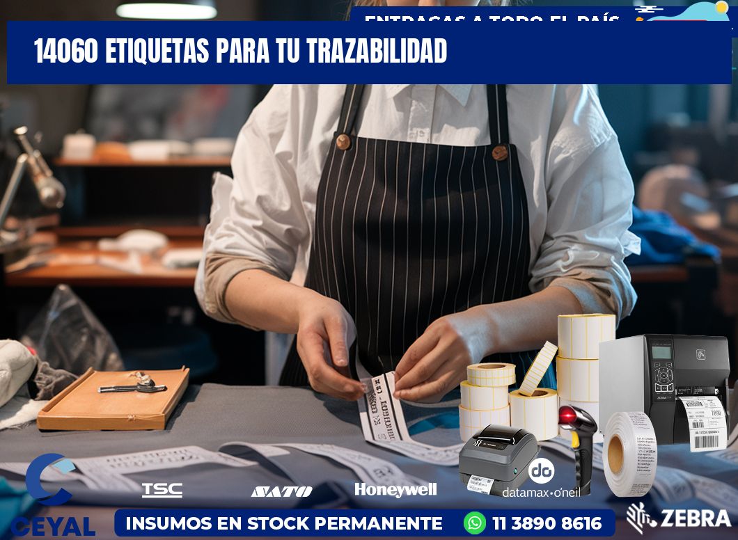 14060 etiquetas para tu trazabilidad