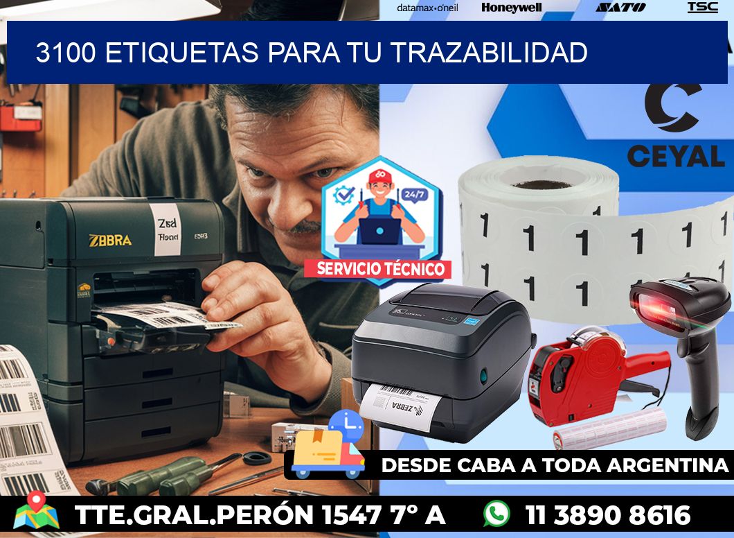 3100 etiquetas para tu trazabilidad