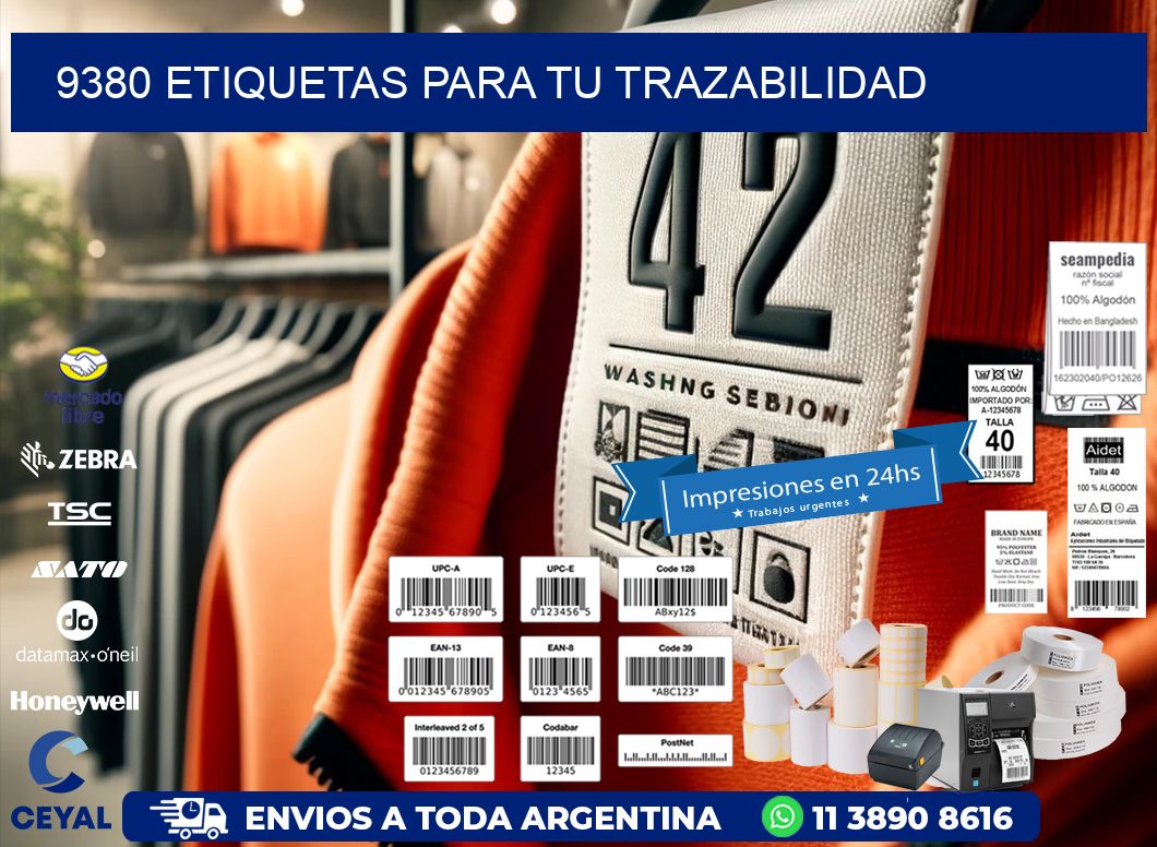 9380 etiquetas para tu trazabilidad