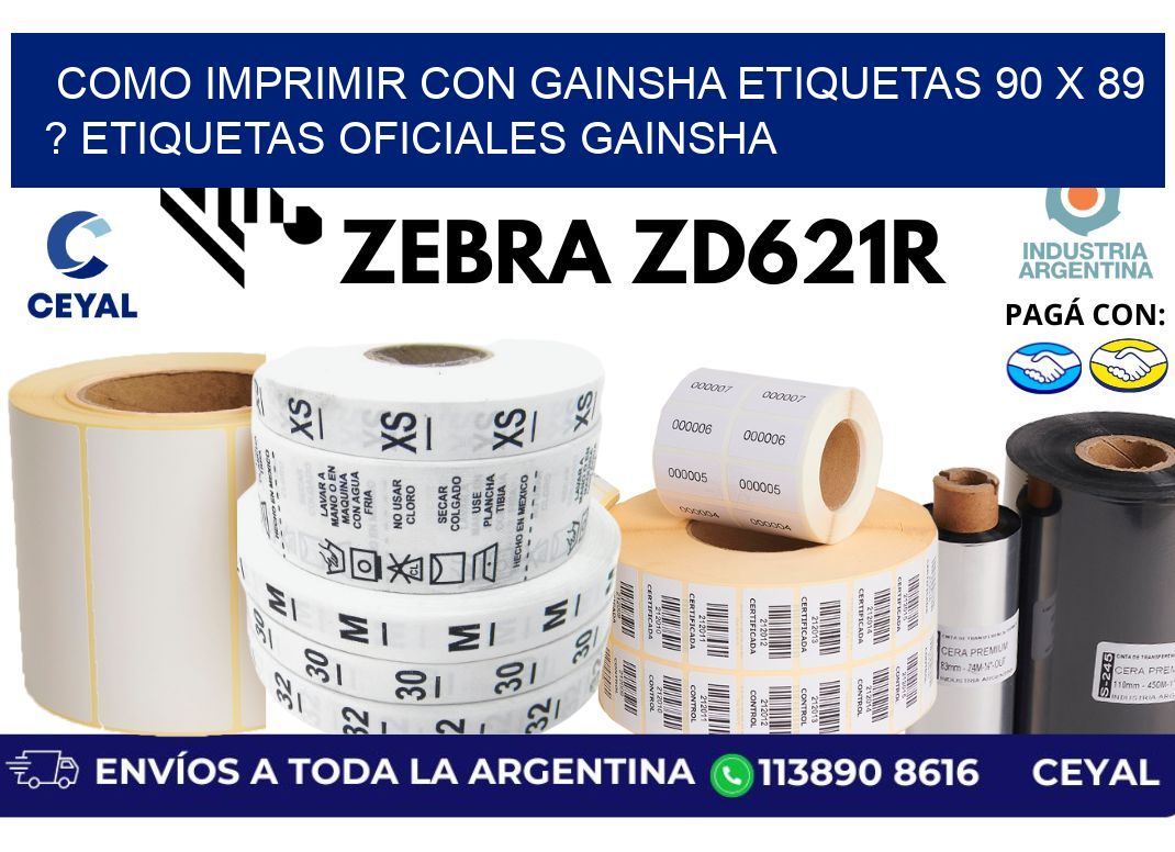 como imprimir con gainsha etiquetas 90 x 89 ? etiquetas oficiales gainsha
