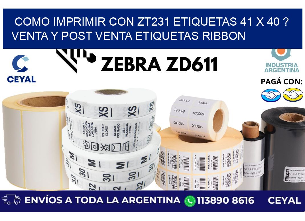 como imprimir con zt231 etiquetas 41 x 40 ? Venta y post venta etiquetas ribbon