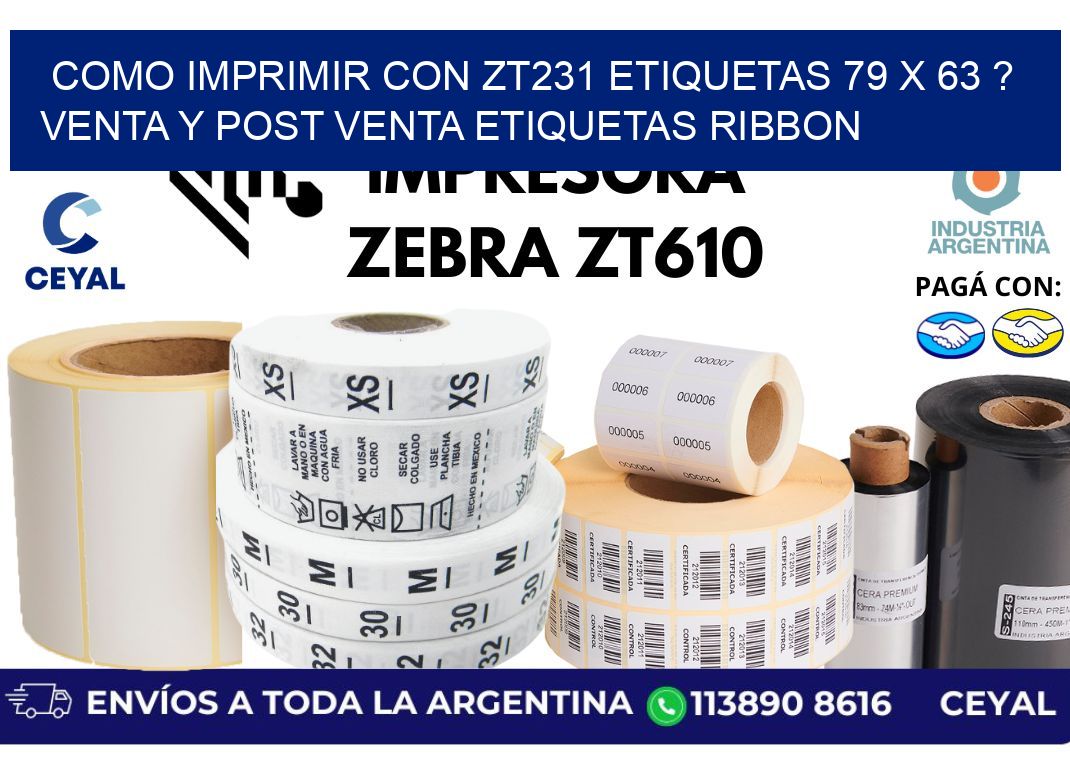 como imprimir con zt231 etiquetas 79 x 63 ? Venta y post venta etiquetas ribbon