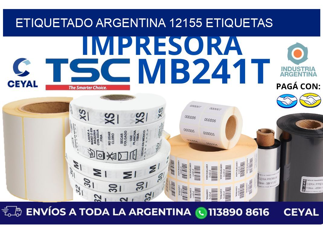 etiquetado argentina 12155 etiquetas