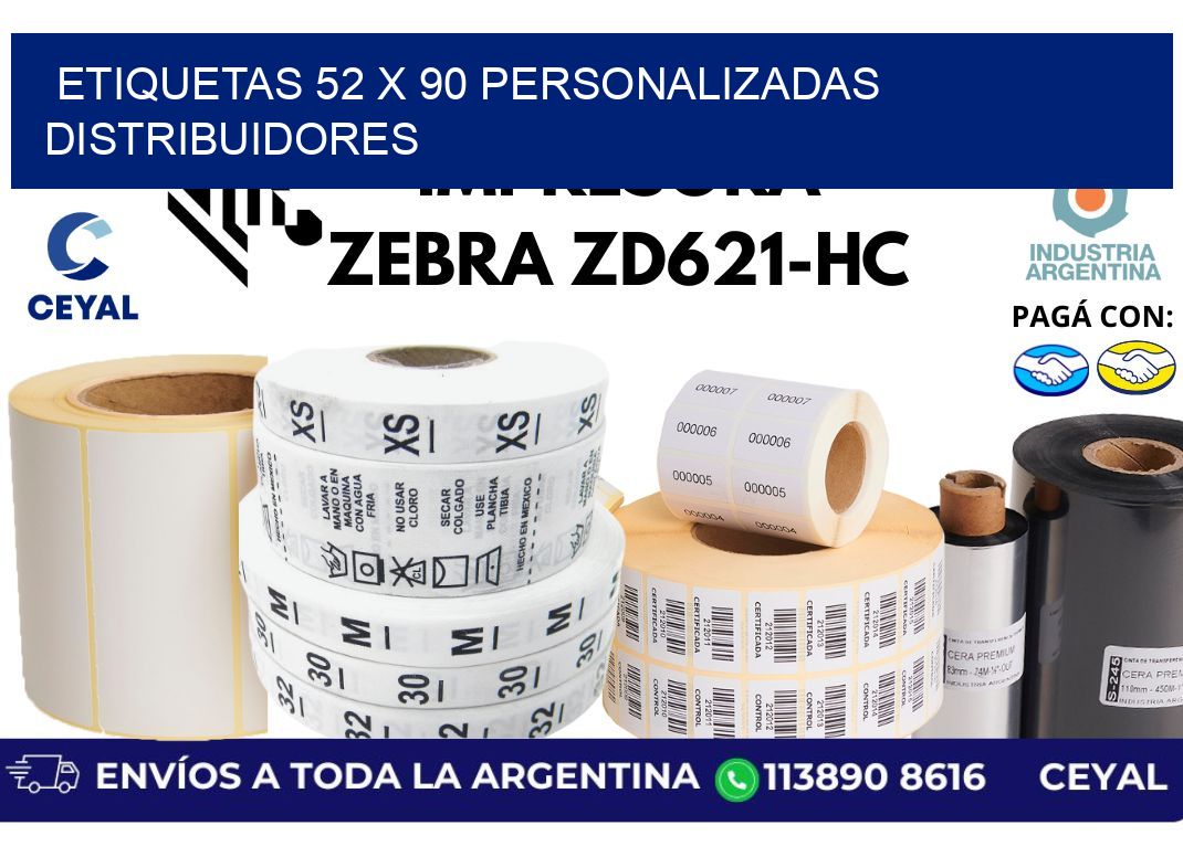 etiquetas 52 x 90 personalizadas distribuidores