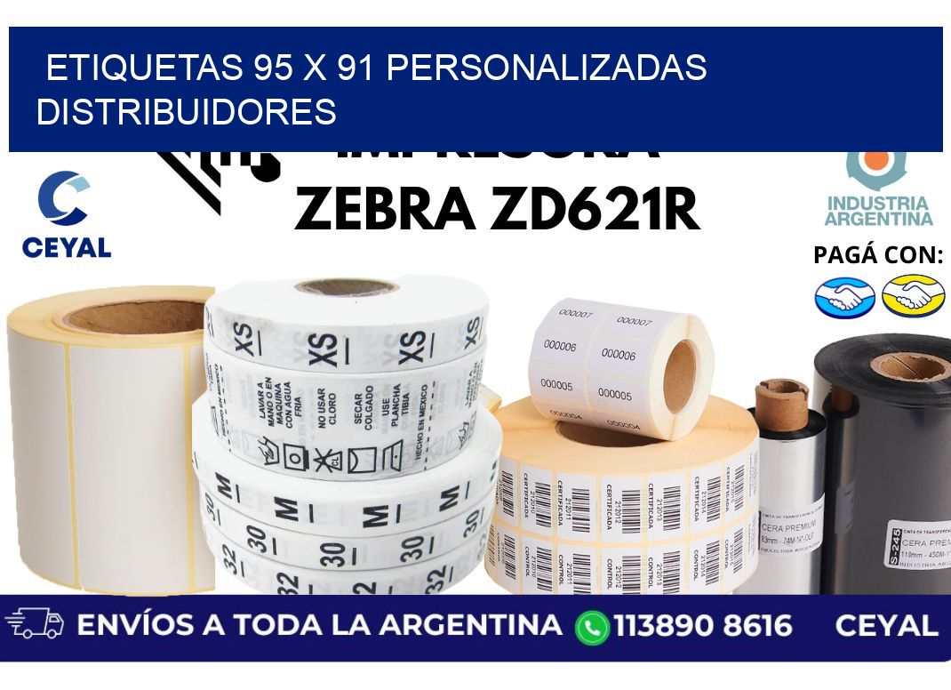 etiquetas 95 x 91 personalizadas distribuidores