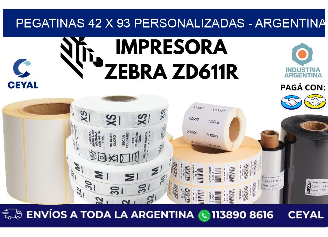 pegatinas 42 x 93 personalizadas - Argentina