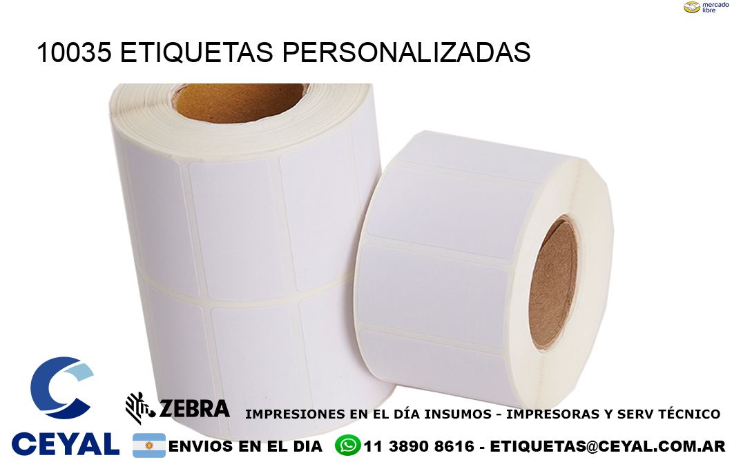 10035 Etiquetas personalizadas