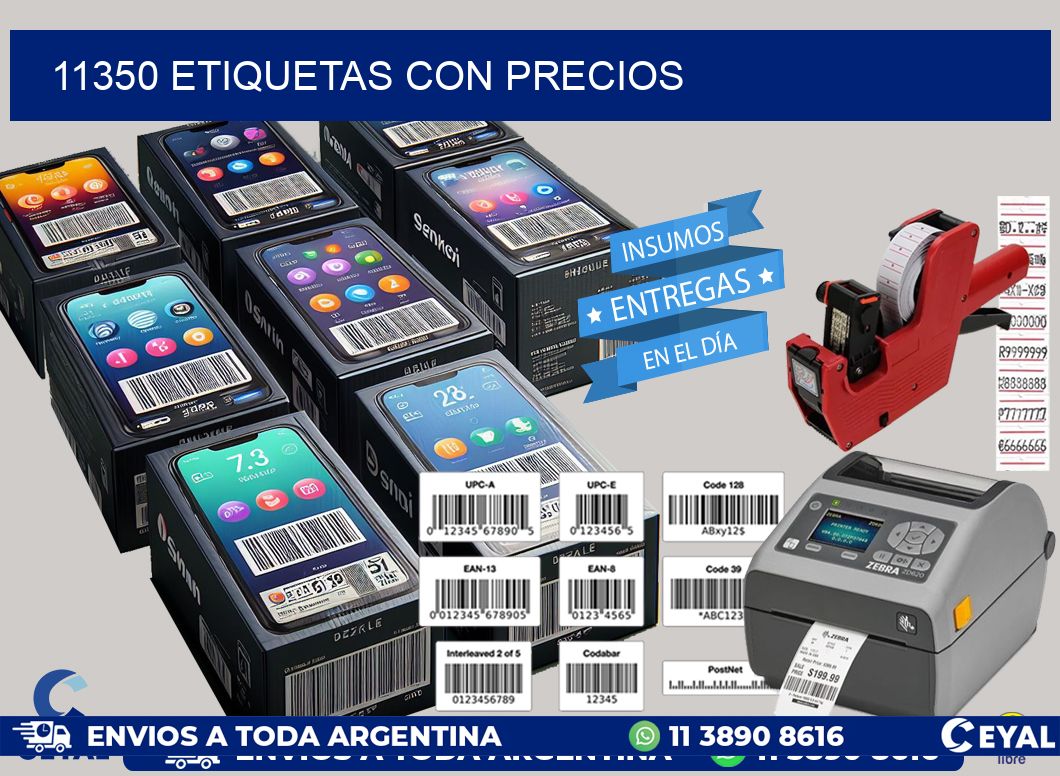 11350 etiquetas con precios