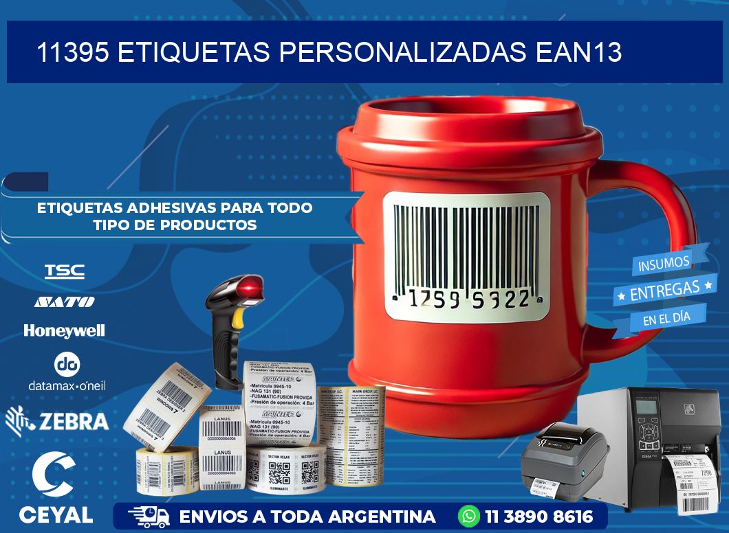 11395 Etiquetas personalizadas ean13