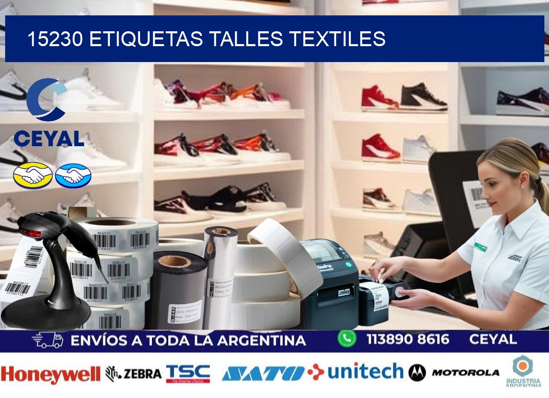 15230 ETIQUETAS TALLES TEXTILES