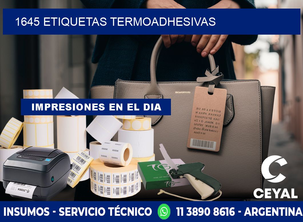 1645 etiquetas termoadhesivas