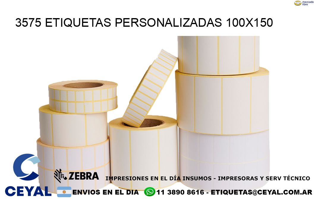 3575 Etiquetas personalizadas 100×150