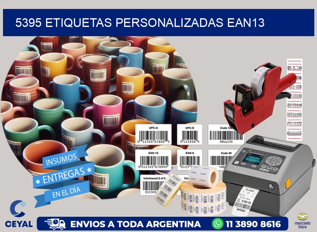 5395 Etiquetas personalizadas ean13