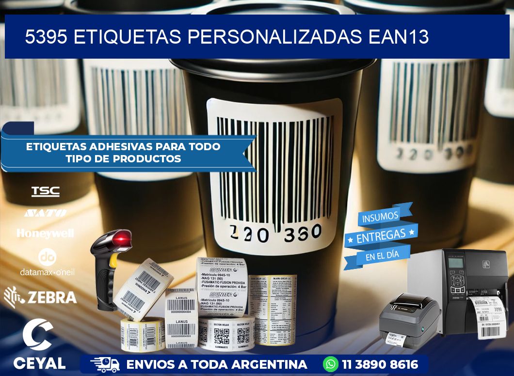 5395 Etiquetas personalizadas ean13