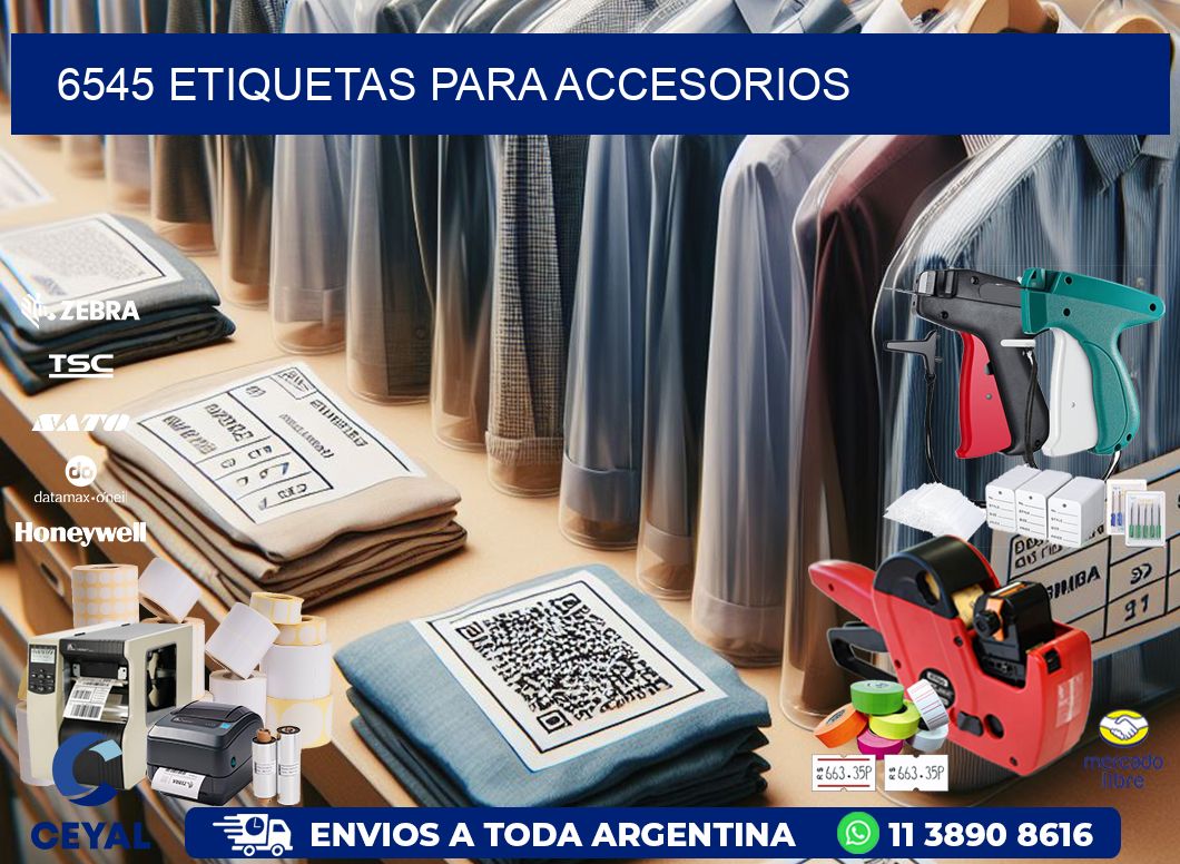 6545 Etiquetas para accesorios