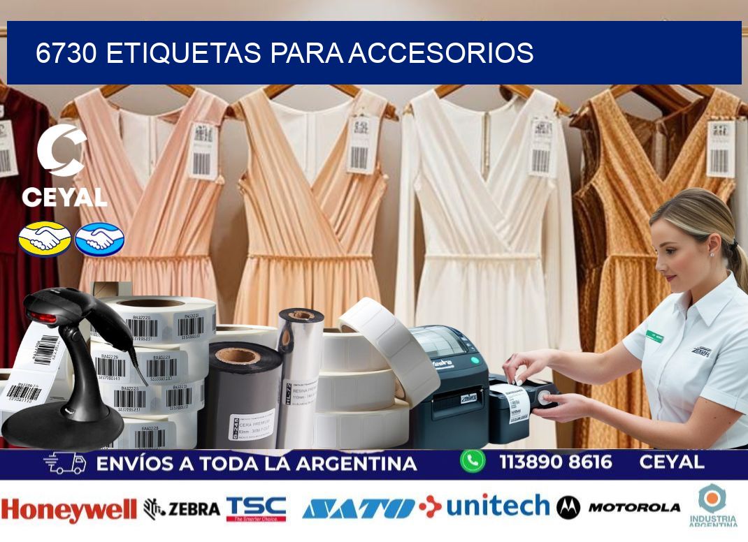 6730 Etiquetas para accesorios