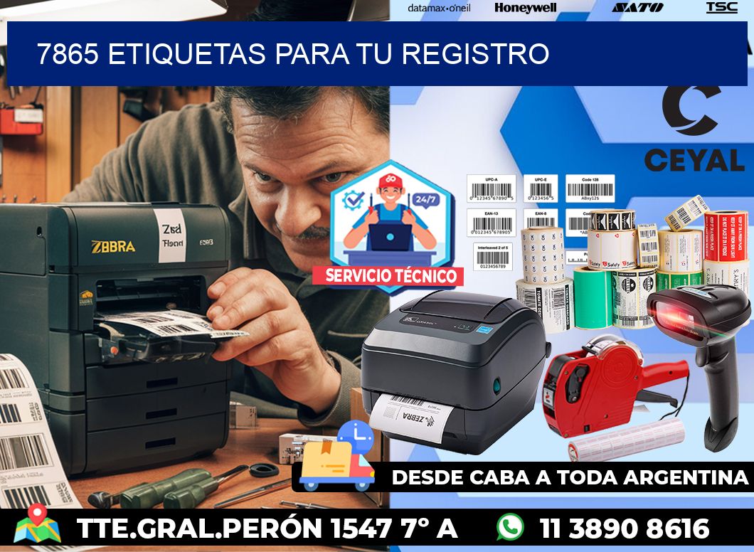 7865 etiquetas para tu registro