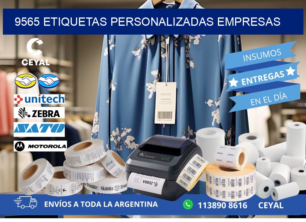 9565 Etiquetas personalizadas empresas