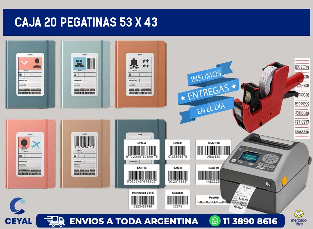 CAJA 20 PEGATINAS 53 x 43