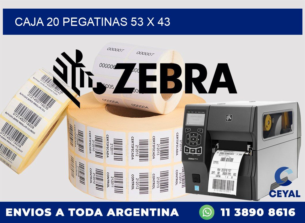 CAJA 20 PEGATINAS 53 x 43