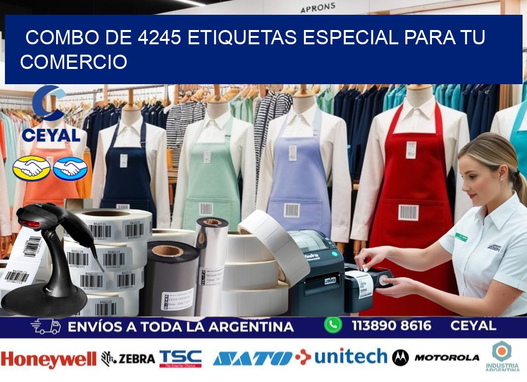 Combo de 4245 etiquetas especial para tu comercio