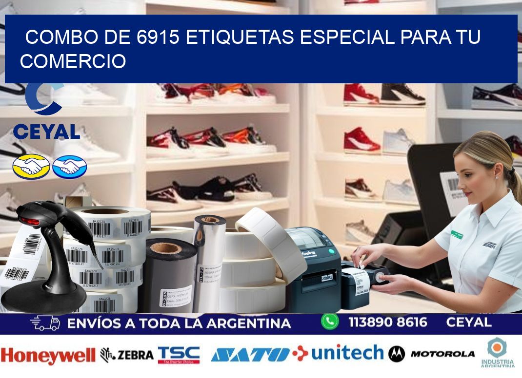 Combo de 6915 etiquetas especial para tu comercio