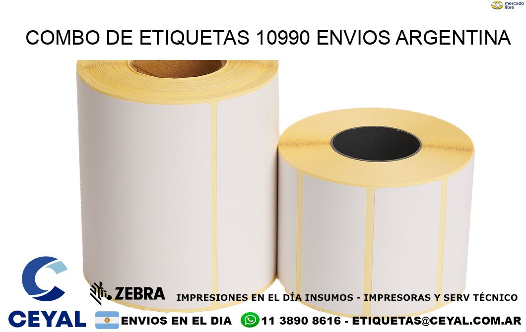 Combo de etiquetas 10990 ENVIOS ARGENTINA