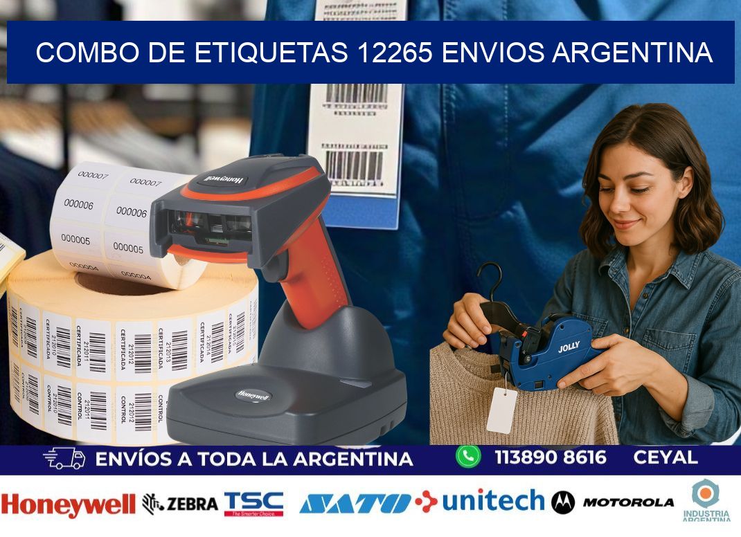Combo de etiquetas 12265 ENVIOS ARGENTINA