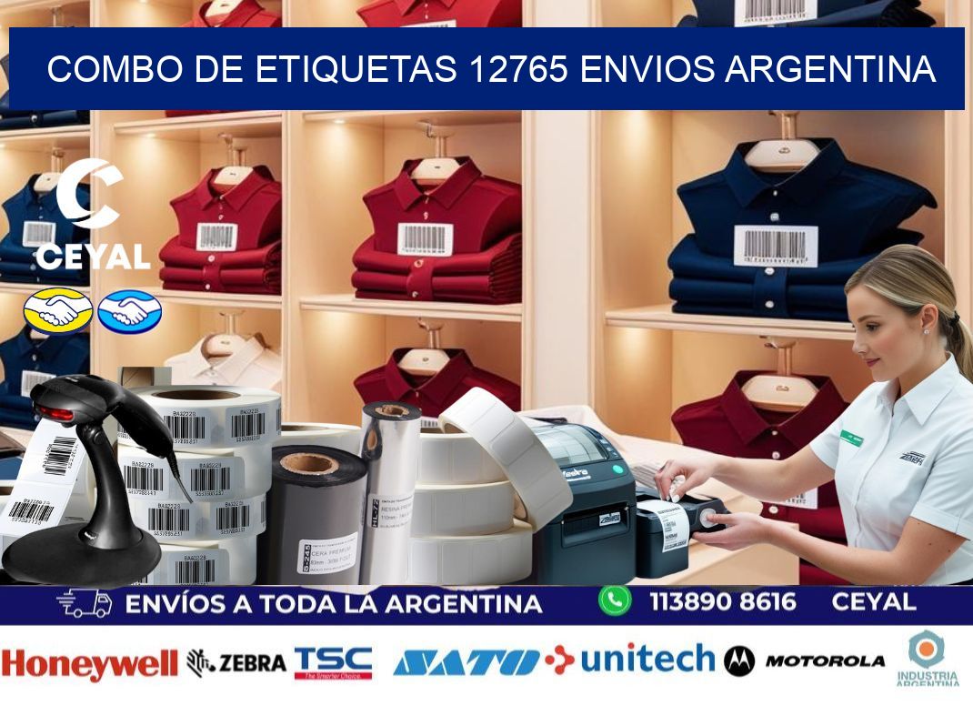 Combo de etiquetas 12765 ENVIOS ARGENTINA