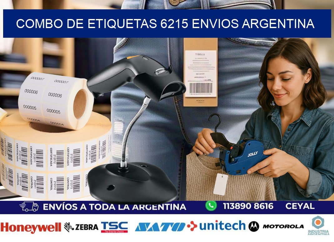 Combo de etiquetas 6215 ENVIOS ARGENTINA