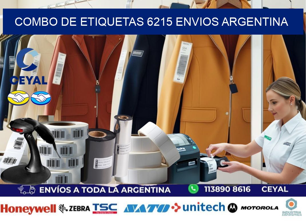 Combo de etiquetas 6215 ENVIOS ARGENTINA