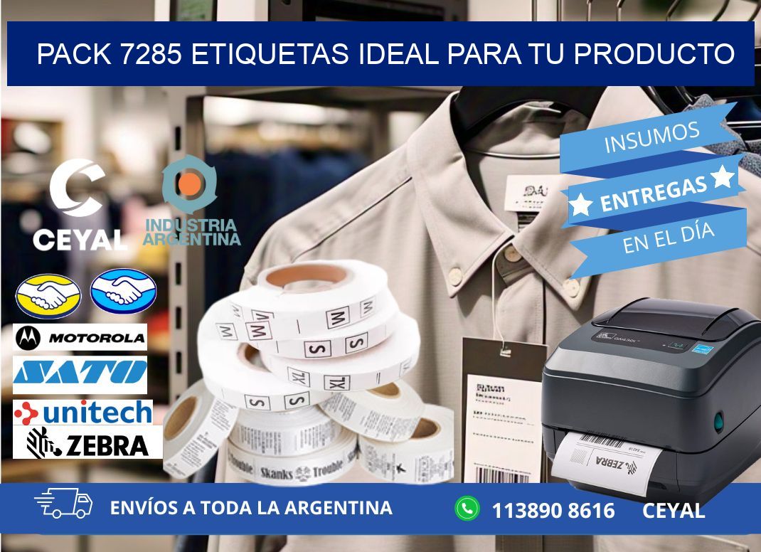 Pack 7285 etiquetas ideal para tu producto