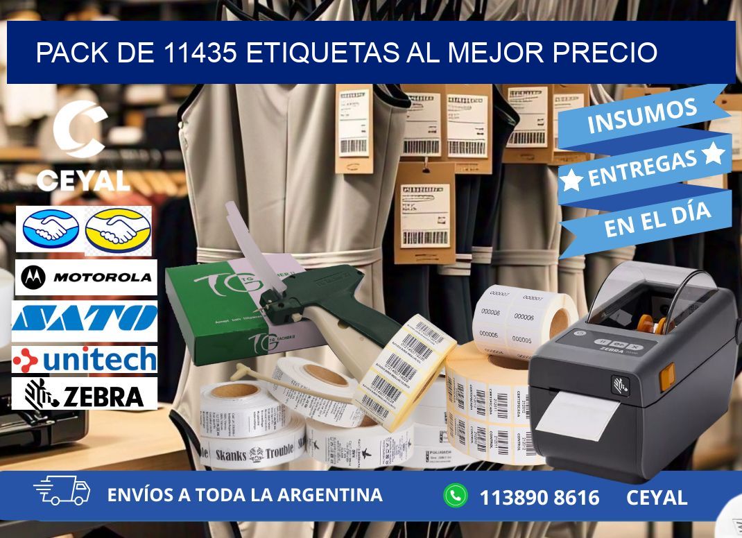 Pack de 11435 etiquetas al mejor precio