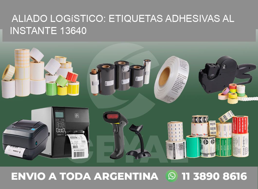 Aliado Logístico: Etiquetas Adhesivas al Instante 13640