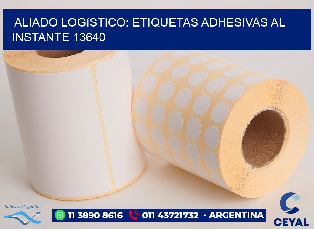 Aliado Logístico: Etiquetas Adhesivas al Instante 13640