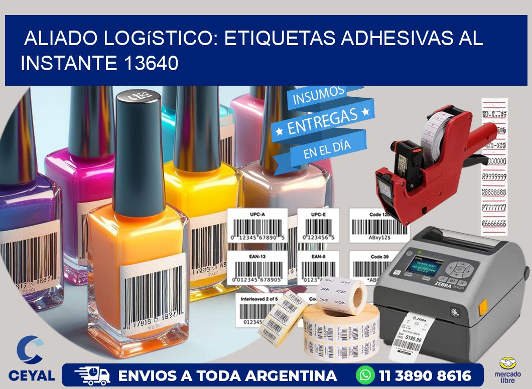 Aliado Logístico: Etiquetas Adhesivas al Instante 13640