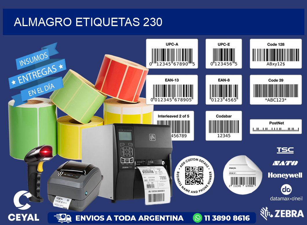 Almagro etiquetas 230