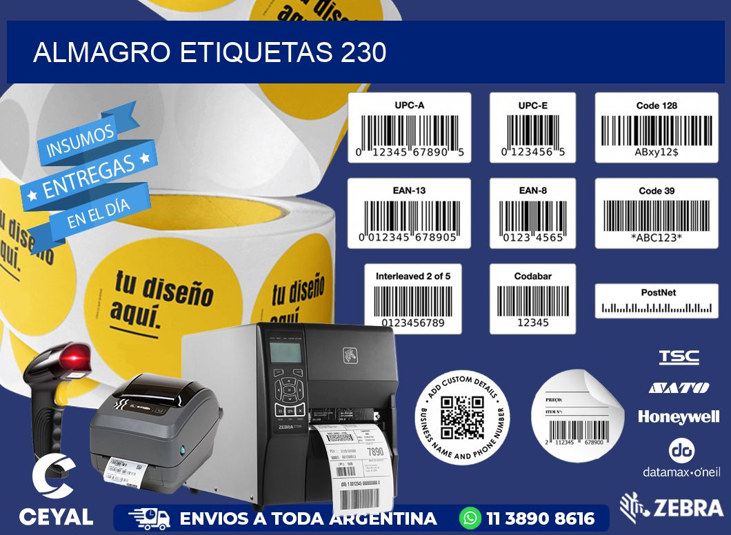 Almagro etiquetas 230